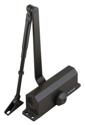 Доводчик FUARO дверной DC20-5 BR до 120 кг AL коричневый морозоустойчивый, для противопожарных дверей
