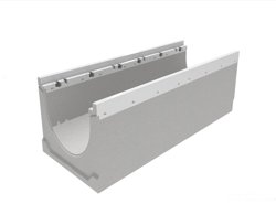 Лоток водоотводный GIDROLICA BGZ-V DN150 E600 с оцинкованной насадкой КU 100.24,8 (15).26,5(20)-BGZ-V, № 5-0, арт. 40615261