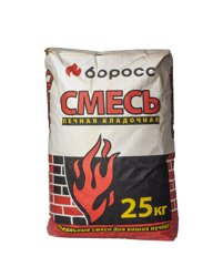Смесь печная БОРОСС для печей и каминов 25 кг (до +850°С)