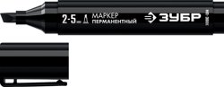 Маркер перманентный ЗУБР ПРОФЕССИОНАЛ МП-300К, 2-5 мм, клиновидный, чёрный