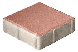 Плитка тротуарная Квадрат красный 400*400*80 мм (0,16 кв.м.) СИЯН