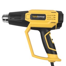 Фен технический Hanskonner PLATINUM 2300Вт, 50/50-650C, 250-500л/мин, КЕРАМИКА, ЖК-дисп, кейс
