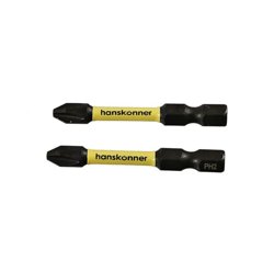Биты торсионные PH2x50мм, ImpactPower, 2шт, Hanskonner