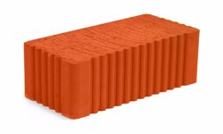 Кирпич полнотелый утолщенный рядовой рифленый М150 Mstera 250х120х88 мм (288 шт/паллет)