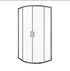 Ограждение душевое Good Door LITE R-100-C-GM