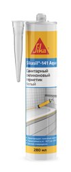 Герметик силиконовый санитарный белый SIKASIL 141 Aqua 280мл