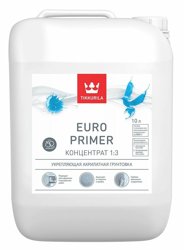 Грунт глубокого проникновения Tikkivala EURO PRIMER концентрат 1:3, 10л