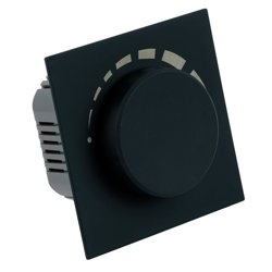 Выключатель диммирующий СП STEKKER Мия (механизм) 250В, 1200W черный бархат (RSW10-3106-05)