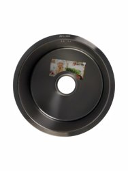 Мойка нержавеющая AFLORN врезная КРУГЛАЯ d45 (3.0х220) выпуск 3 1/2 с сифоном