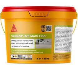 Клей для напольных покрытий универсальный SikaBond®-220 Multi Floor 4кг