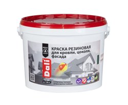Краска ВД резиновая фасадная DALI слоновая кость, 12 кг ( Т-ра перевозки не ниже +5град)