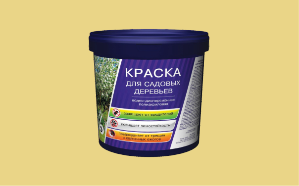 Краска для садовых деревьев 