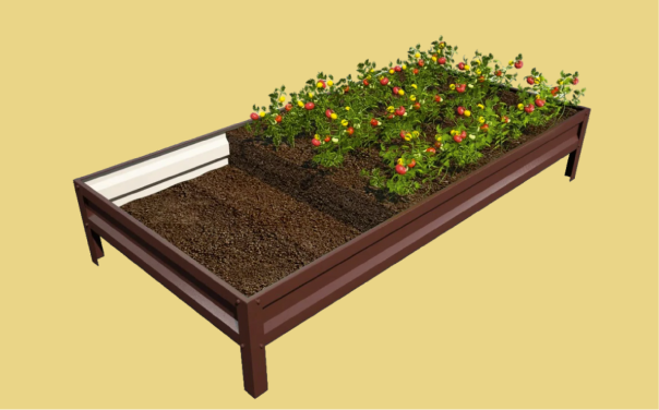 Грядка оцинкованная