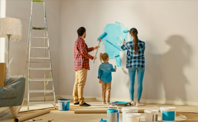 Как красить стены без разводов: секреты и советы 