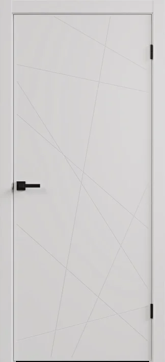 Дверь ВДК Паутинка белая глухая 90х200 (толщина 36мм), эмаль