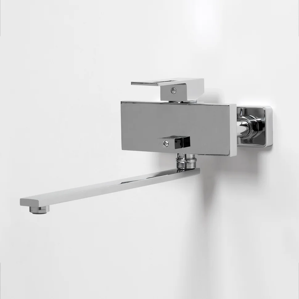 Смеситель WasserKRAFT Alme 1502L для ванны с длинным изливом, хром
