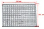 Решетка GIDROLICA Step Pro A15 стальная ячеистая оцинкованная 590*390*20 мм арт.301