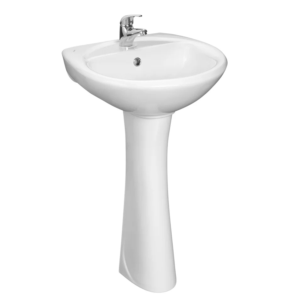 Умывальник с пьедесталом (тюльпан) "СОНАТА" белый (Воротынск)