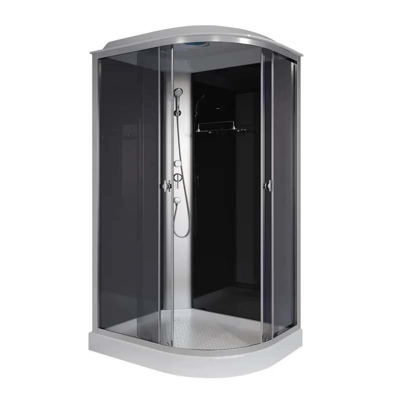 Кабина душевая NIAGARA Eco 1200х800х2150, низкий поддон, стекло тонированное, арт. E120/80/13L/TN