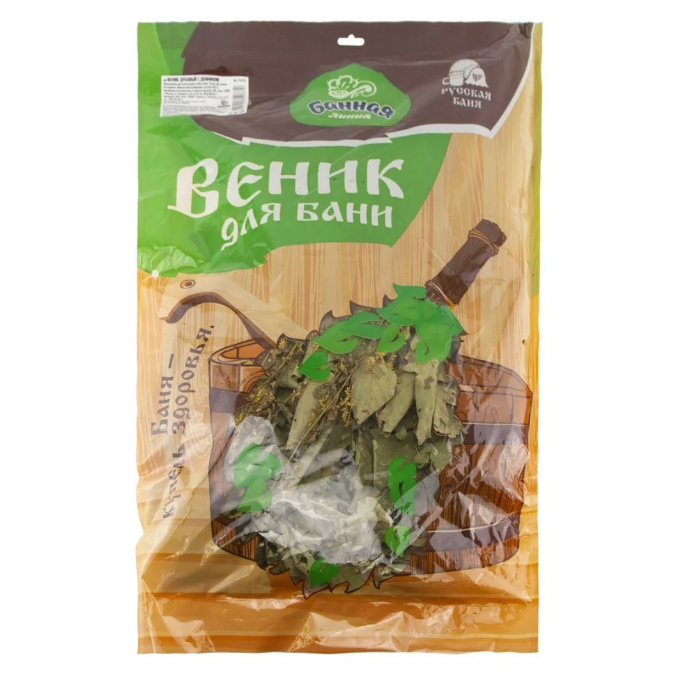 Веник дубовый с донником, БАННАЯ ЛИНИЯ
