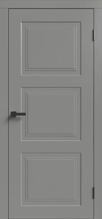 Дверь ВДК Трио 2 RAL 7040 глухая 80х200 (толщина 36мм), эмаль