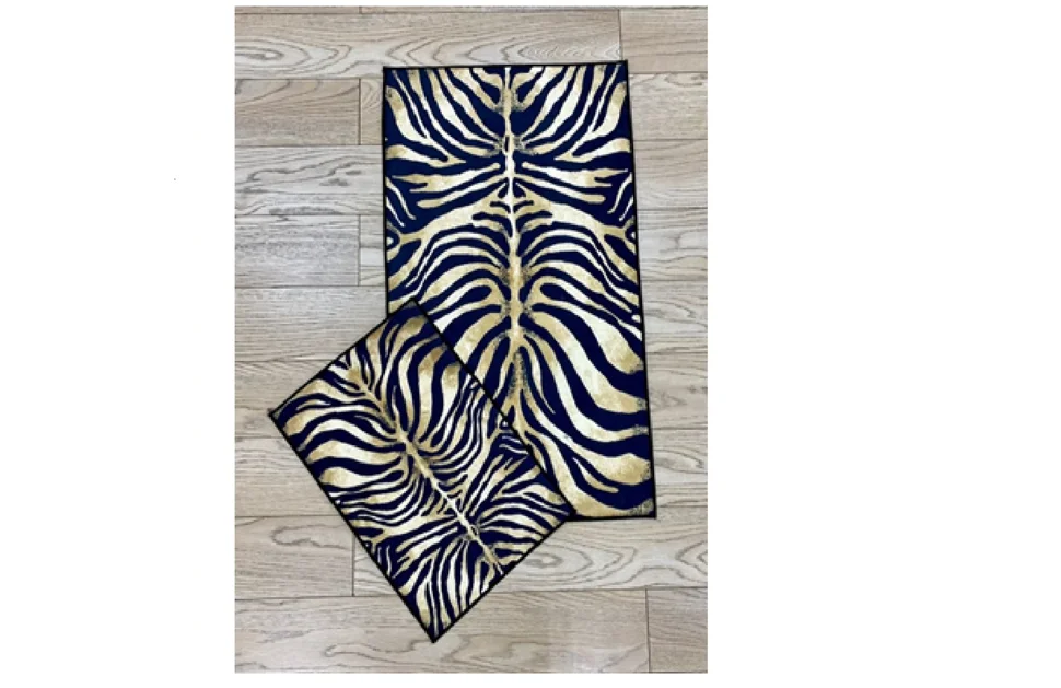 Набор ковриков для ванной ZALEL decorative цифровая печать без бахромы deco 13 (60*100, 40*60) прямоугольные (2 шт)