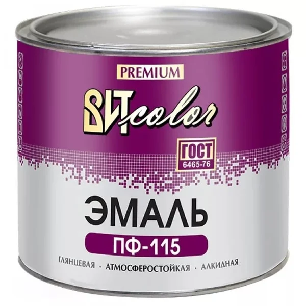Эмаль ПФ-115 голубая 1,9 кг ВИТ color ГОСТ 6465-76