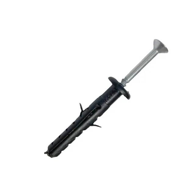 Дюбель-гвоздь 6x40 с бортиком полипропилен (уп 200 шт) Металлсервис