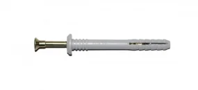 Дюбель-гвоздь 6x80 с бортиком полипропилен (уп 75шт) Daxmer