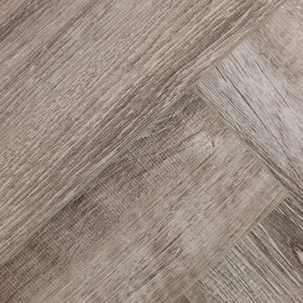 Ламинат виниловый водостойкий SPC CronaFloor 4V Herringbone 42 класс Дуб Тулон 640*128*4.5 мм (с фаской)