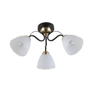 Люстра 12182/3MBK+FGD WT