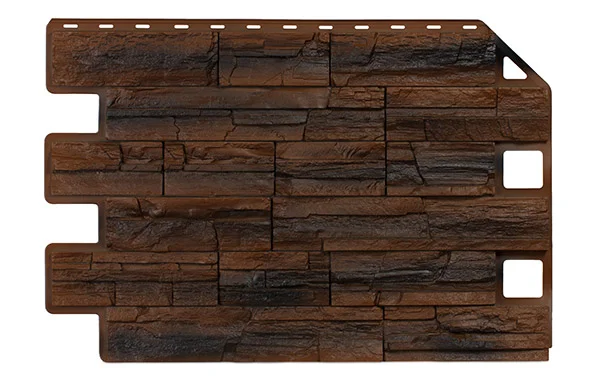 Панель фасадная Royal Stone Скалистый камень, цвет Калгари 0,905*0,62 м (S=0.5611м2)