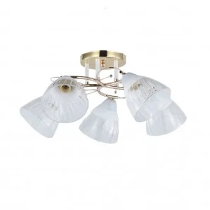 Люстра 12226/5FGD+WT CL+WT
