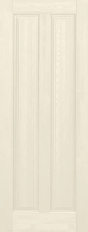 Дверь ОКА "Соренто" глухая слоновая кость 80 (браш массив сосны)