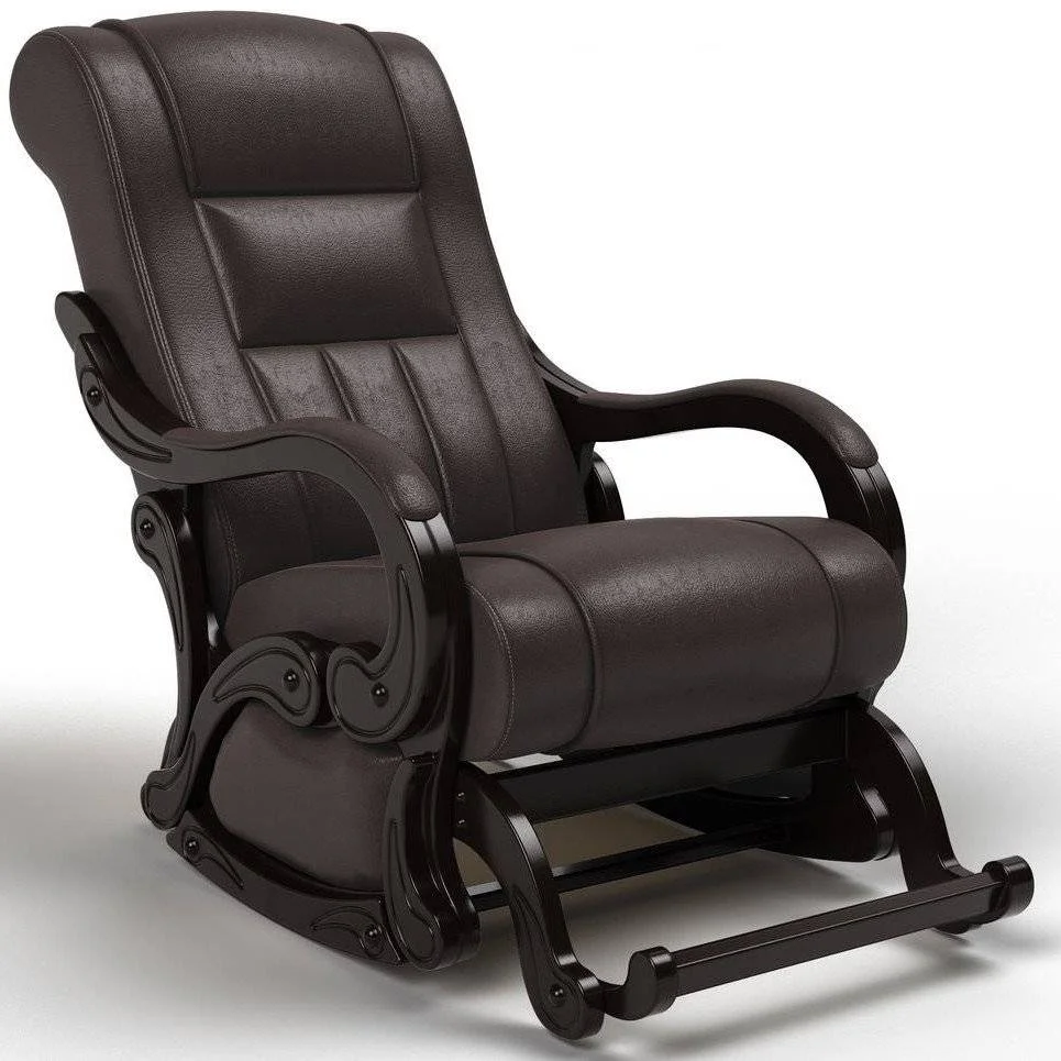 Кресло-качалка (маятник) "Родос" экокожа венге