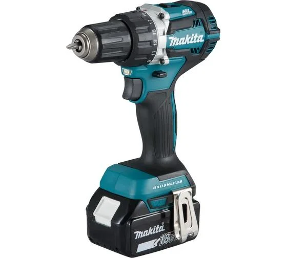 Дрель аккумуляторная безударная MAKITA DDF484RT (18V, 54Нм, 1акб 5Ач, кейс)