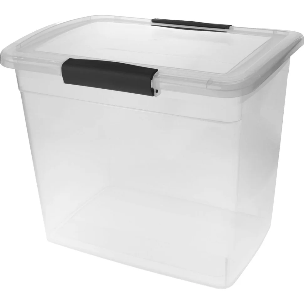 Ящик для хранения Keeplex Vision с защелками 20л 37х27,4х31,3см прозрачный кристалл