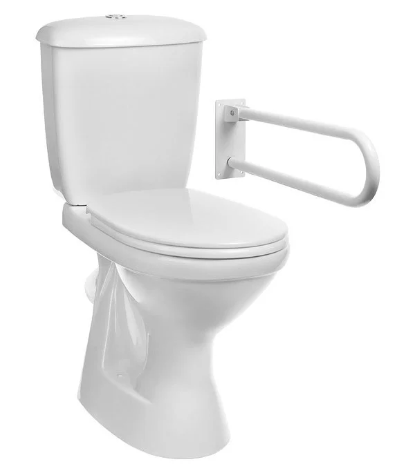 Унитаз-компакт ПЕРСОНА А Комбо, к/в, 1-реж, сид. ПП,поручень откид.окраш.(ОК)