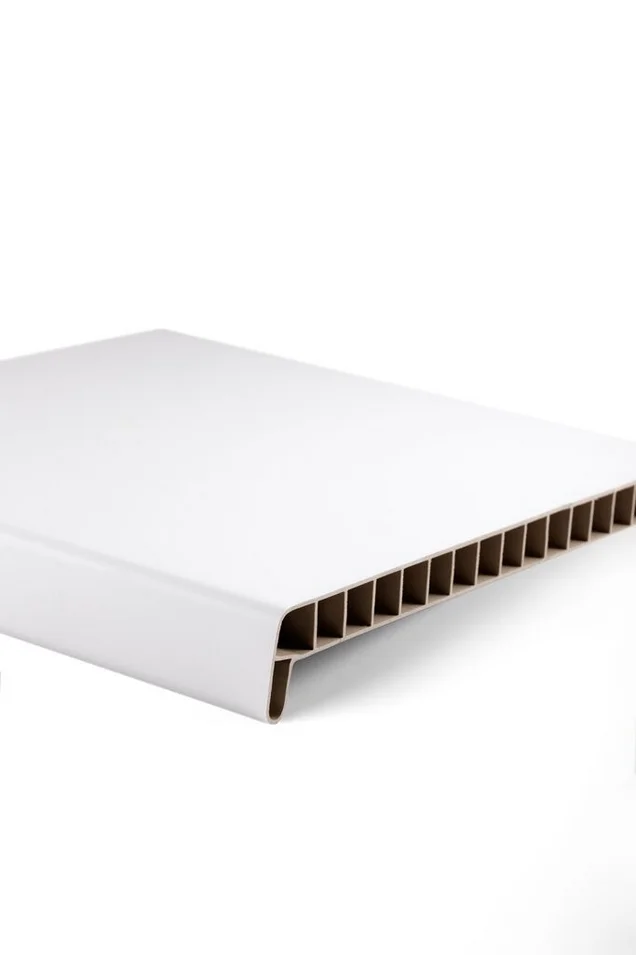 Подоконник 700мм белый 6 м ПДК (два капиноса)