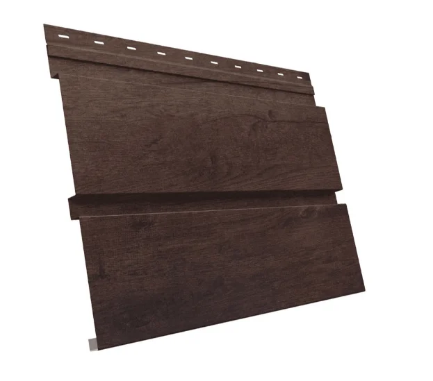 М/сайдинг Квадро брус (GL) Print Elite Antique Wood (Античный Дуб) толщина 0,45мм, размер 0,34*6.05 м.п. (в пленке)