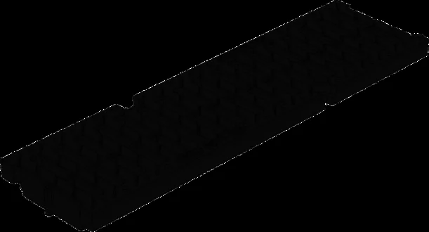 Решетка водоприемная GIDROLICA Pro DN100 C250 щелевая пластиковая 500*138*21 мм арт.509