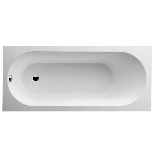 Ванна VILLEROY & BOCH OBERON Solo 170x75 с ножками, белая (weiss alpin), кварил Quaryl (UBQ170OBE2V-01)