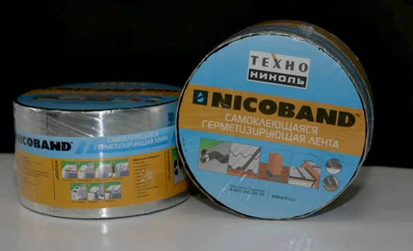 Лента гидроизоляционная Никобэнд 3м*100мм цвет серебристый ролик длиной 3пог.м шириной 100мм толщиной 1,5мм