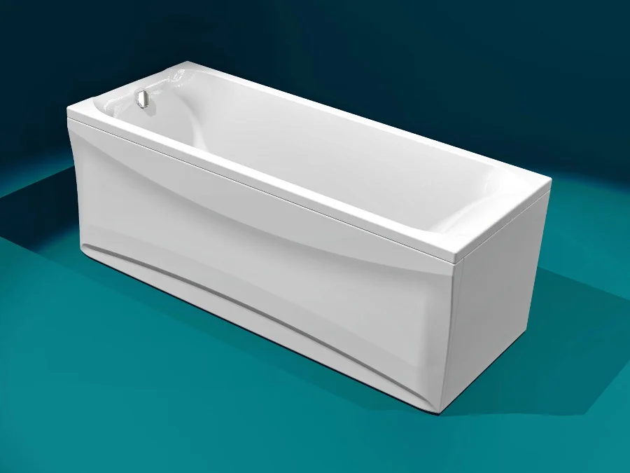 Ванна AQUATEK "Альфа" 150х70 без гидромассажа (с фронт.экраном),с каркасом