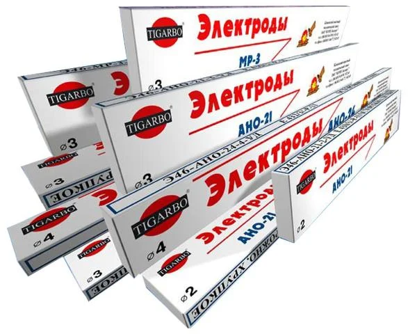Электроды АНО-21 ф 2,5мм (TIGARBO, Каменск1 кг)