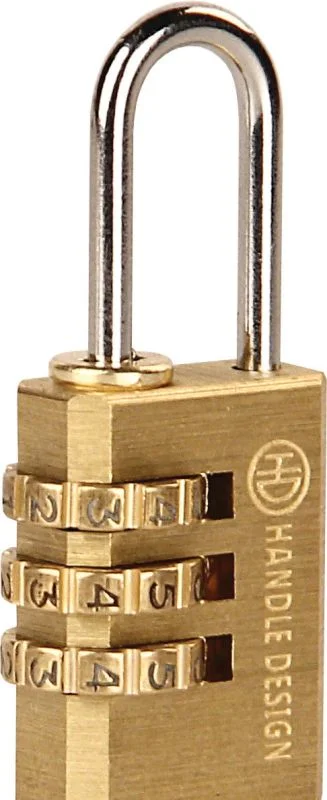 Замок кодовый навесной HANDLE DESIGN 3PB-20 золото