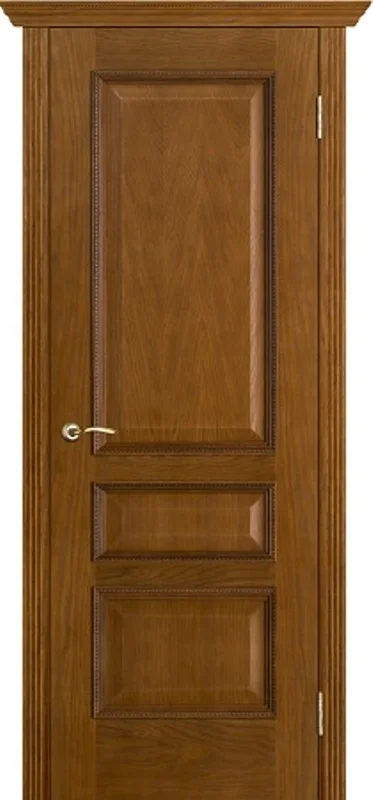 Дверь PORTE VISTA Вена глухая античный дуб тон 14 80, шпон