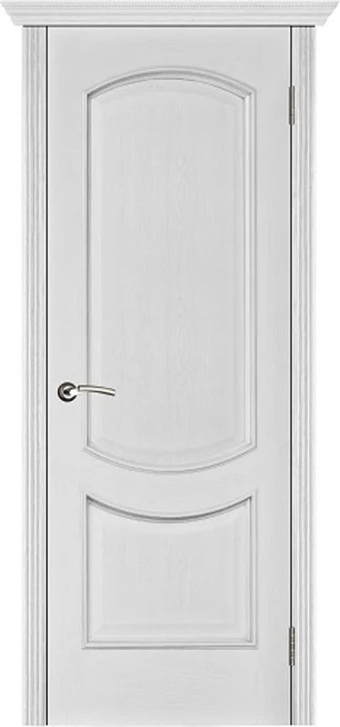 Дверь PORTE VISTA Лира глухая серебрянная патина тон 25 80, шпон