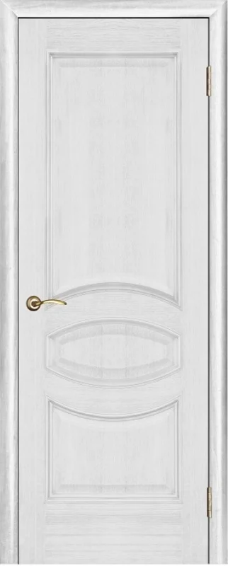 Дверь PORTE VISTA Ницца глухая серебрянная патина тон 25 80, шпон