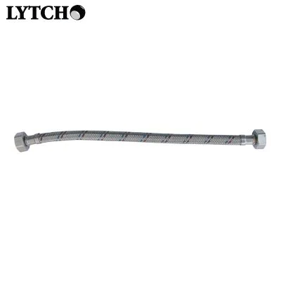 Подводка гибкая для воды 1/2" вн-вн 30 см, стальная оплетка (Lytcho)